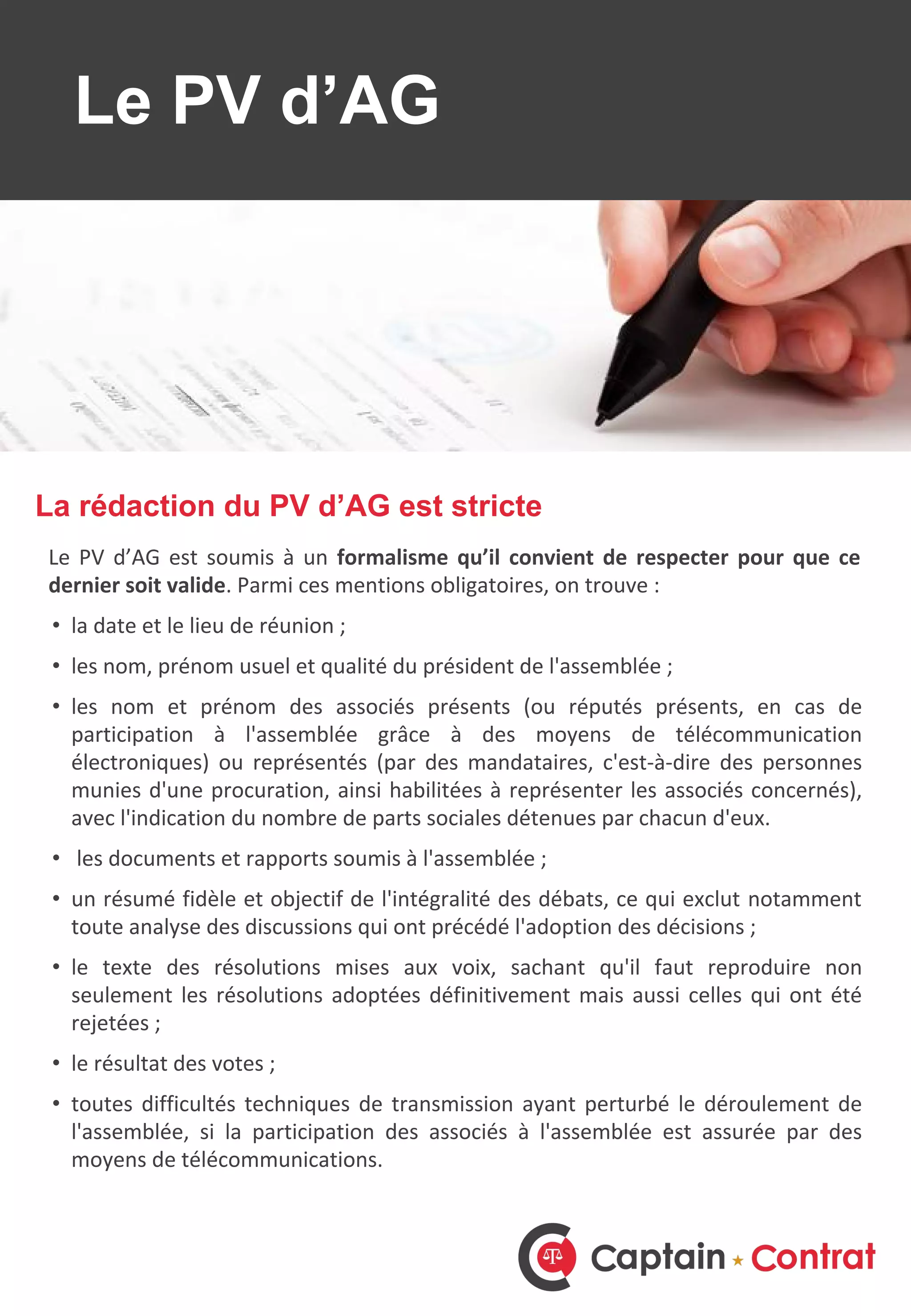 Guide PV D AG Tout Savoir Sur L organisation D une Assembl e G n rale Guide PV D AG Tout Savoir Sur L organisation D une Assembl e G n rale