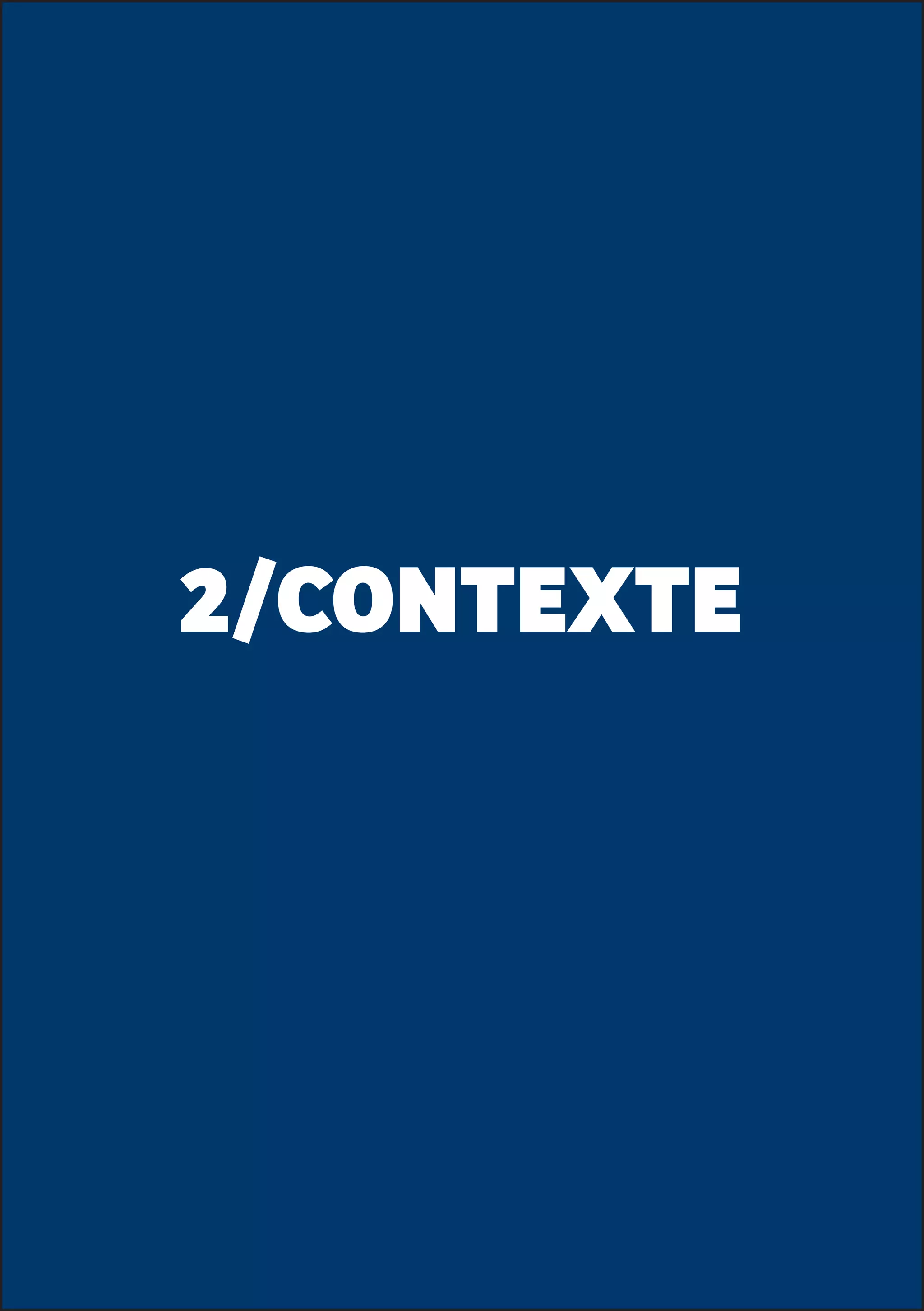 - 11 -
2/CONTEXTE
 