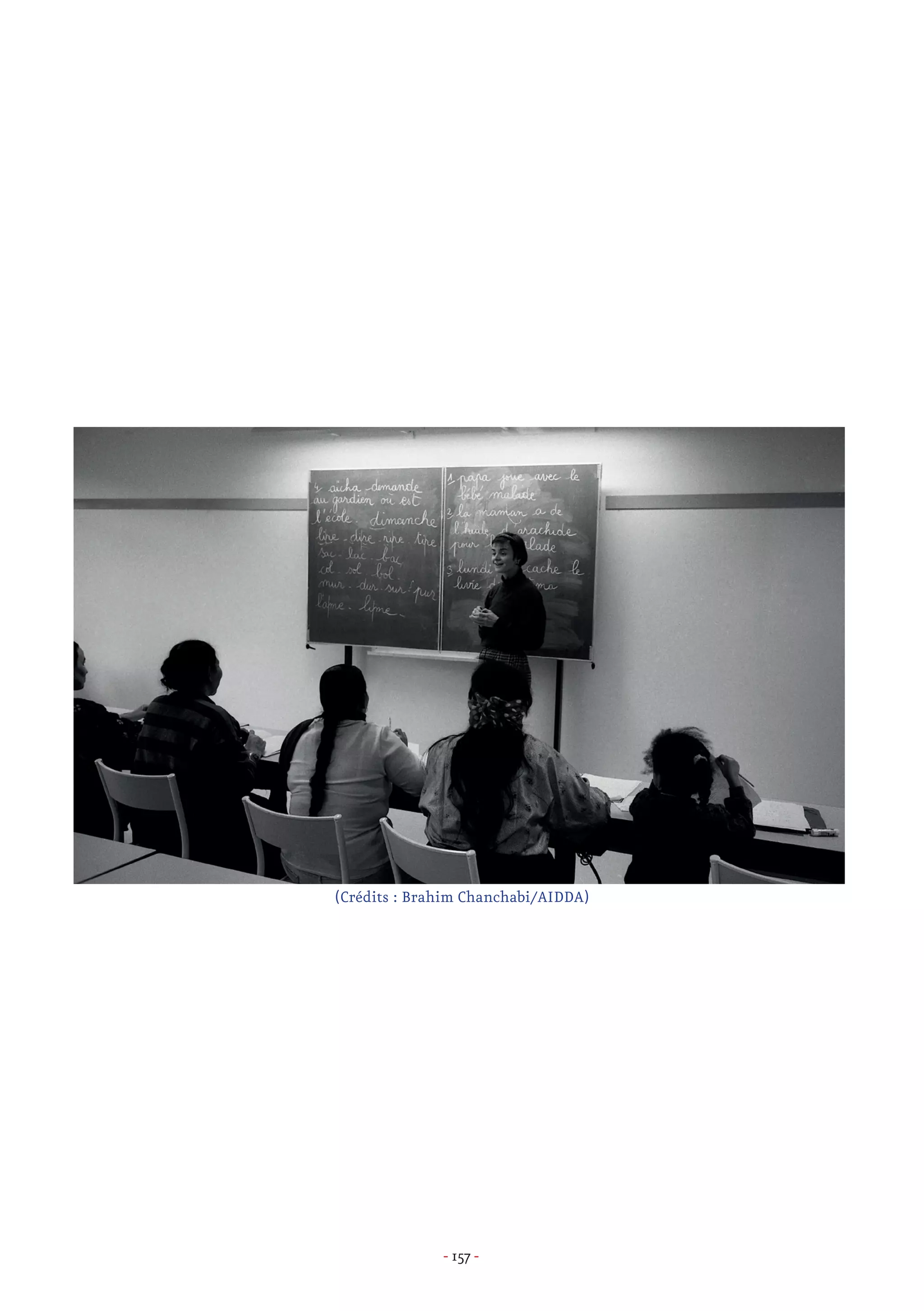 - 157 -
(Crédits : Brahim Chanchabi/AIDDA)
 