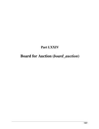 1357
Part LXXIV
Board for Auction (board_auction)
 