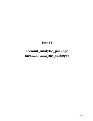 231
Part VI
account_analytic_package
(account_analytic_package)
 