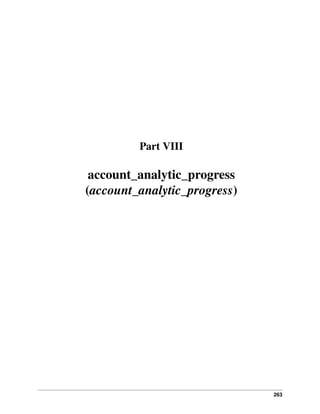 263
Part VIII
account_analytic_progress
(account_analytic_progress)
 