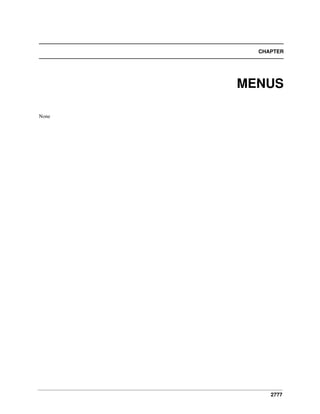 2777
CHAPTER
MENUS
None
 