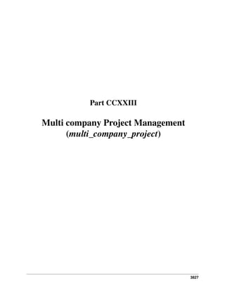 3827
Part CCXXIII
Multi company Project Management
(multi_company_project)
 
