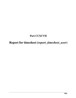 5029
Part CCXCVII
Report for timesheet (report_timesheet_user)
 