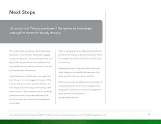 Guide To Business Blogging V2