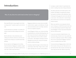 Guide To Business Blogging V2