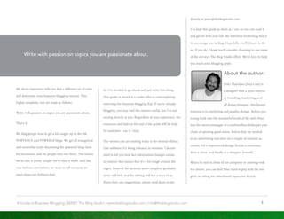 Guide To Business Blogging V2