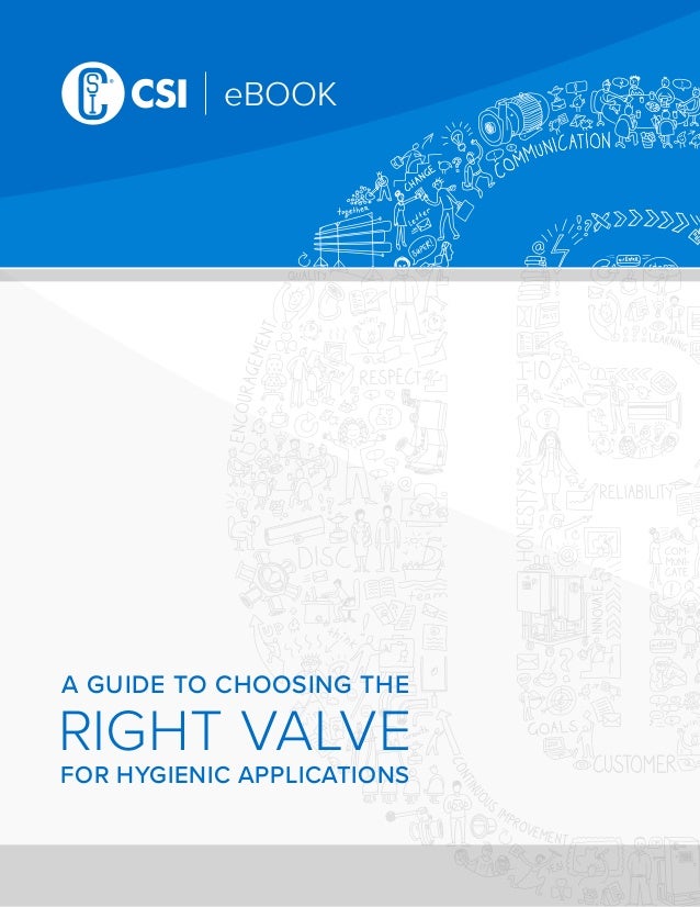 A GUIDE TO CHOOSING THE
RIGHT VALVE
FOR HYGIENIC APPLICATIONS
eBOOK
 