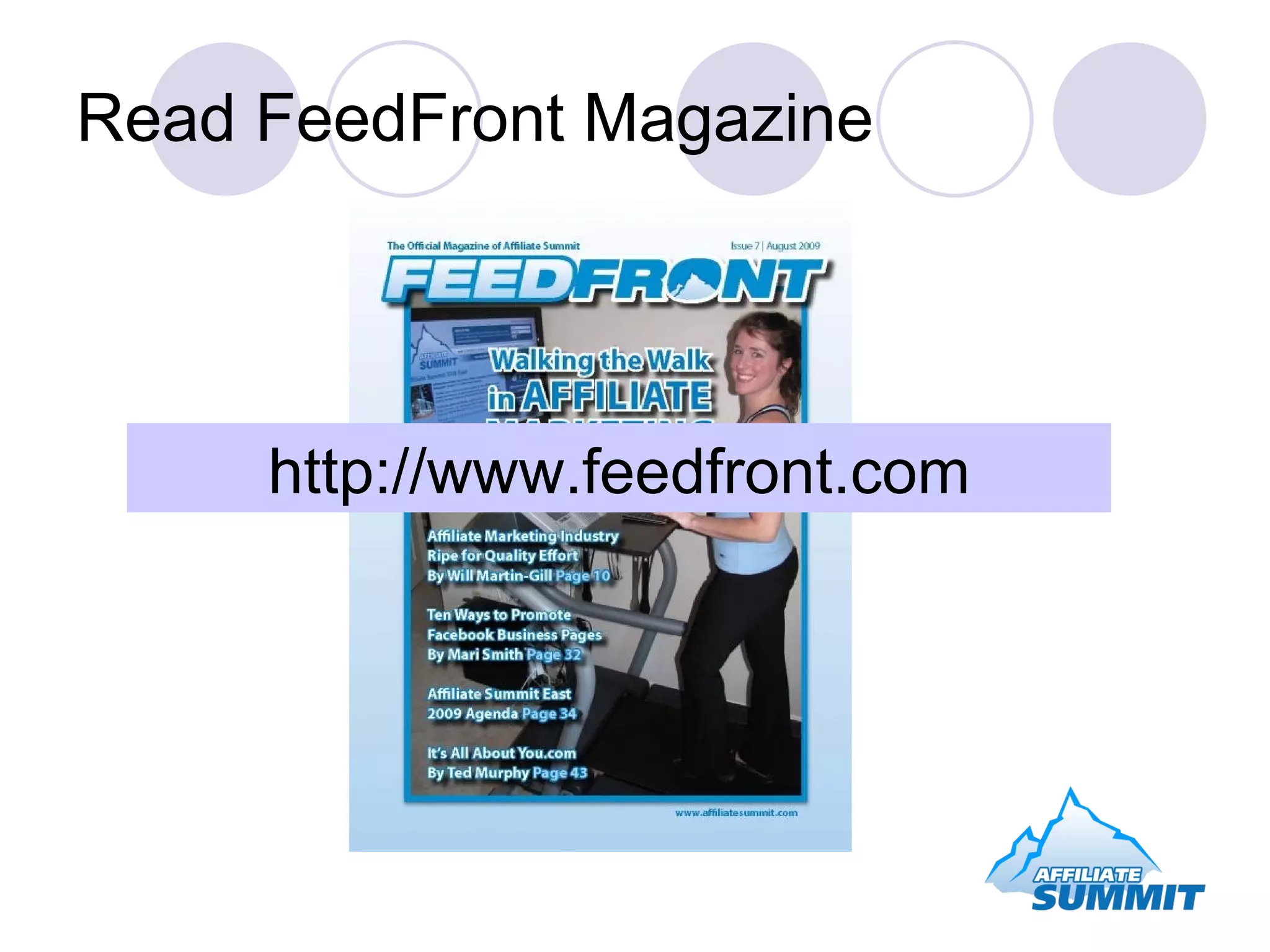 Read FeedFront Magazine http://www.feedfront.com 