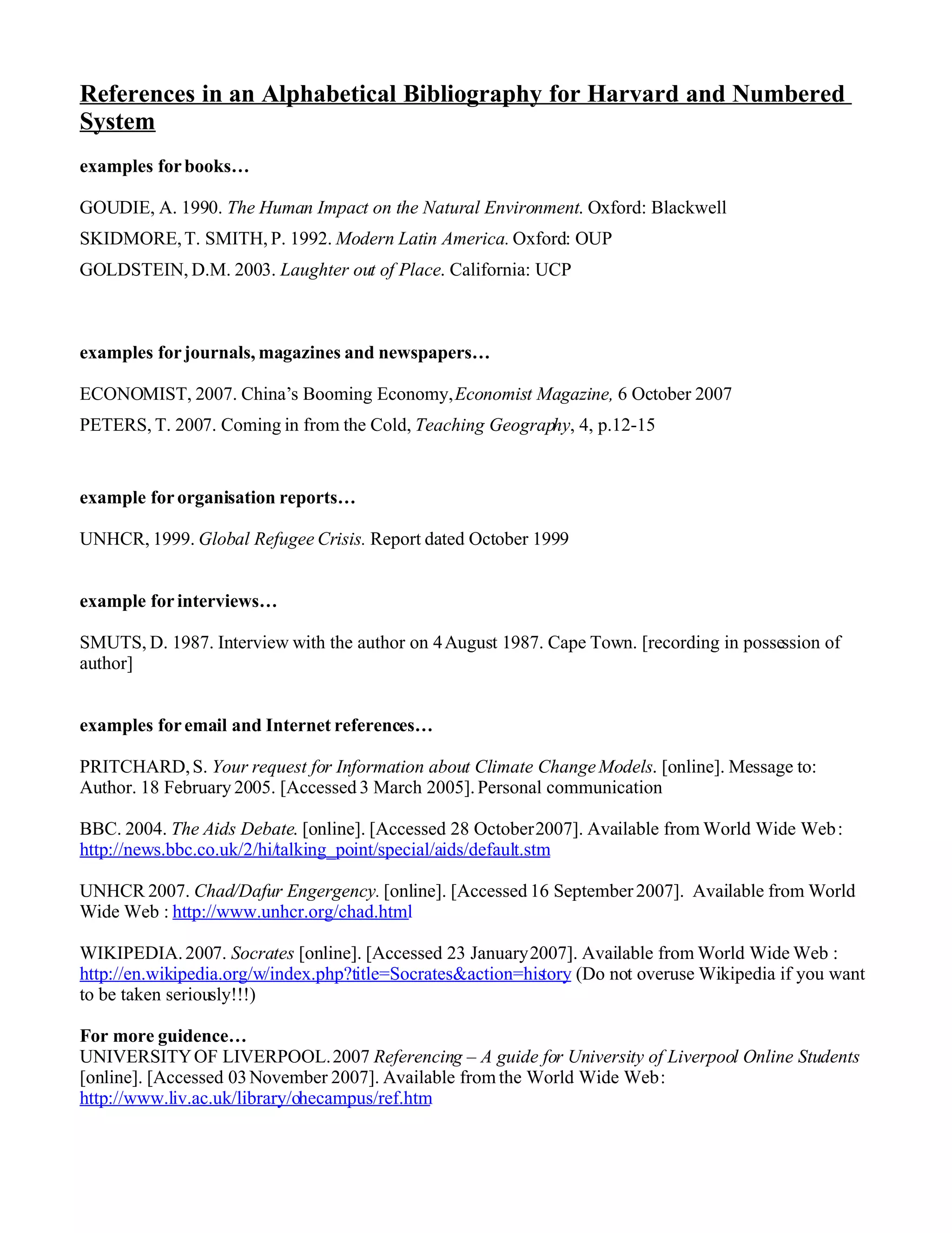 Guide To Referencing Your Extended Essay