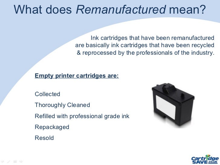 remanufactured printer cartridges