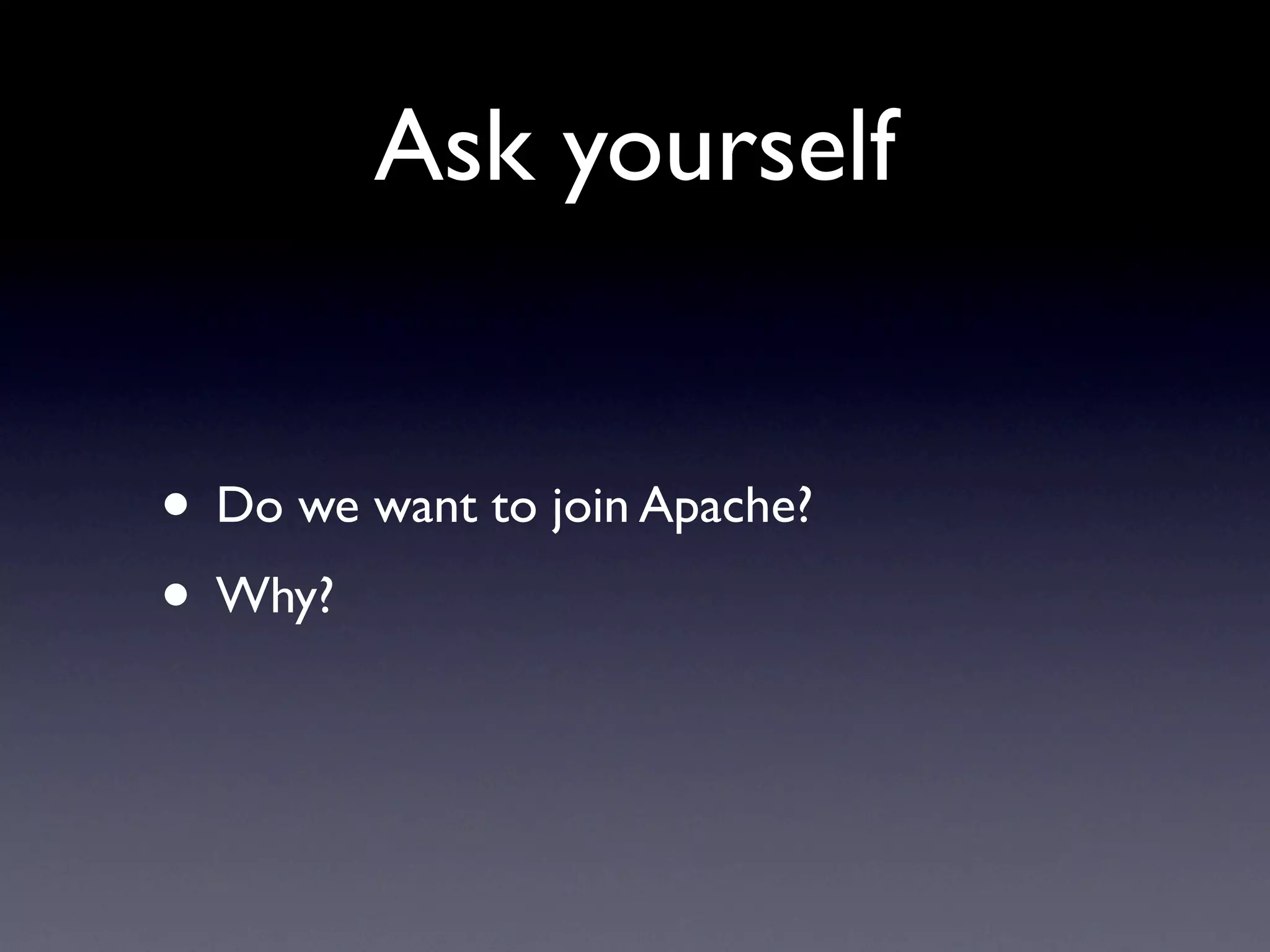 Guide To Successful Graduation at Apache