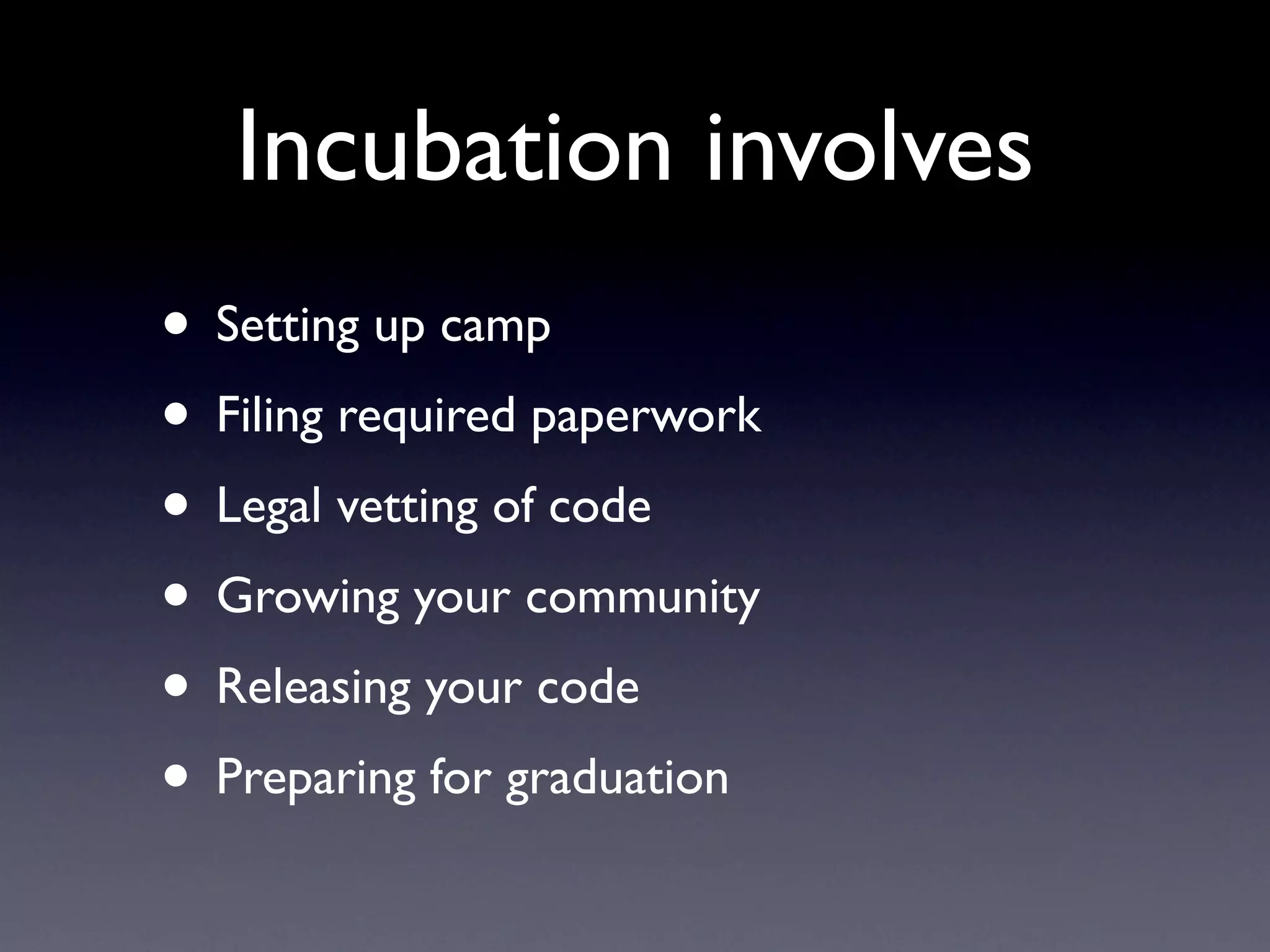 Guide To Successful Graduation at Apache