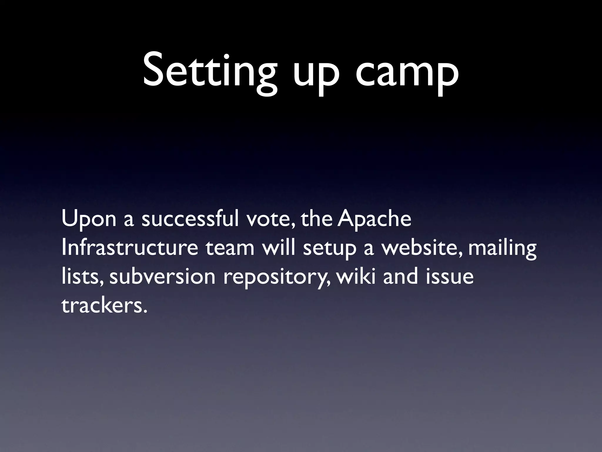 Guide To Successful Graduation at Apache