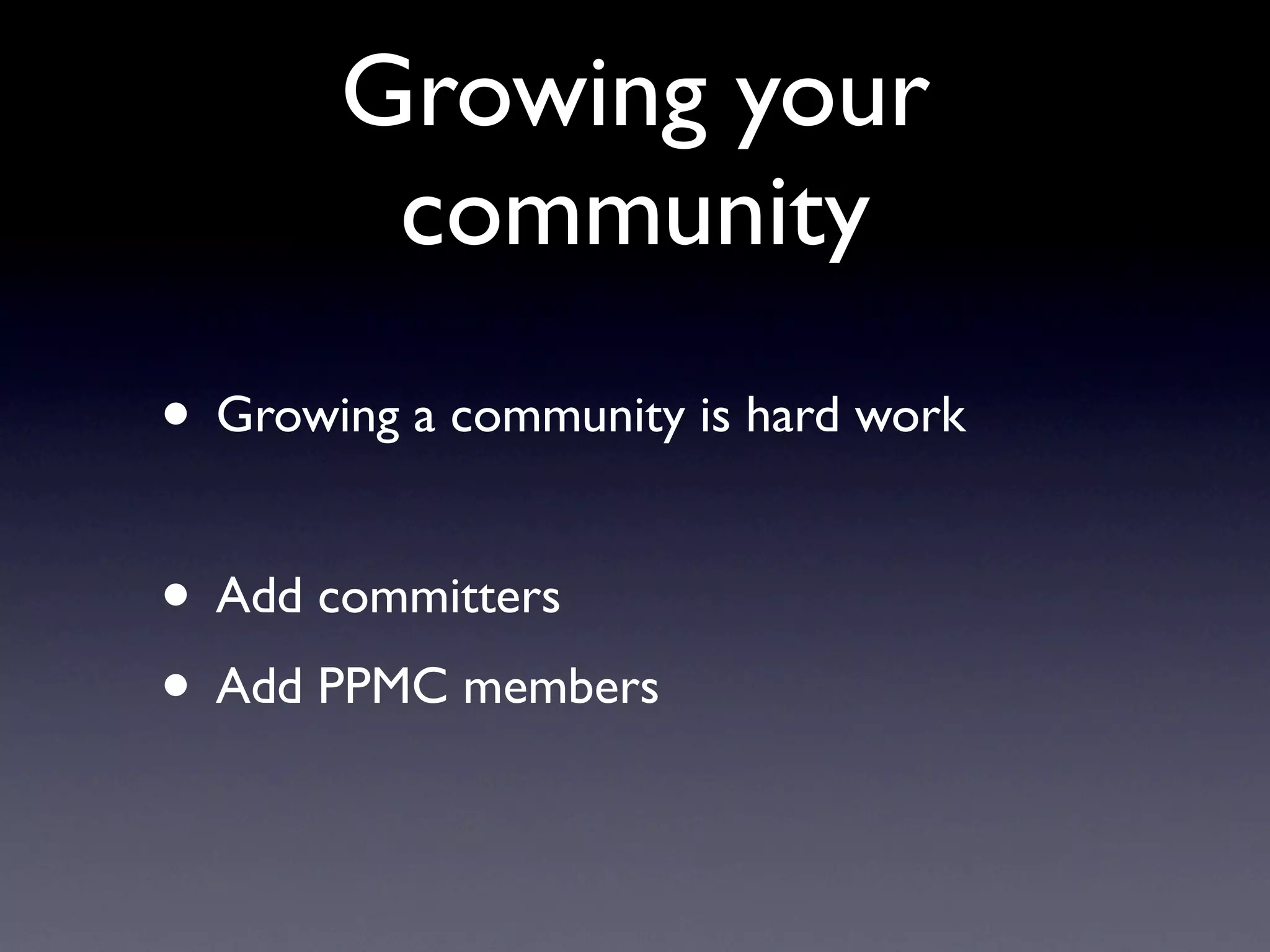 Guide To Successful Graduation at Apache