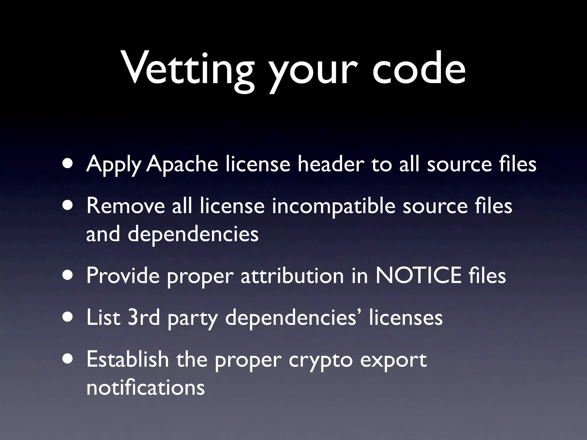 Guide To Successful Graduation at Apache