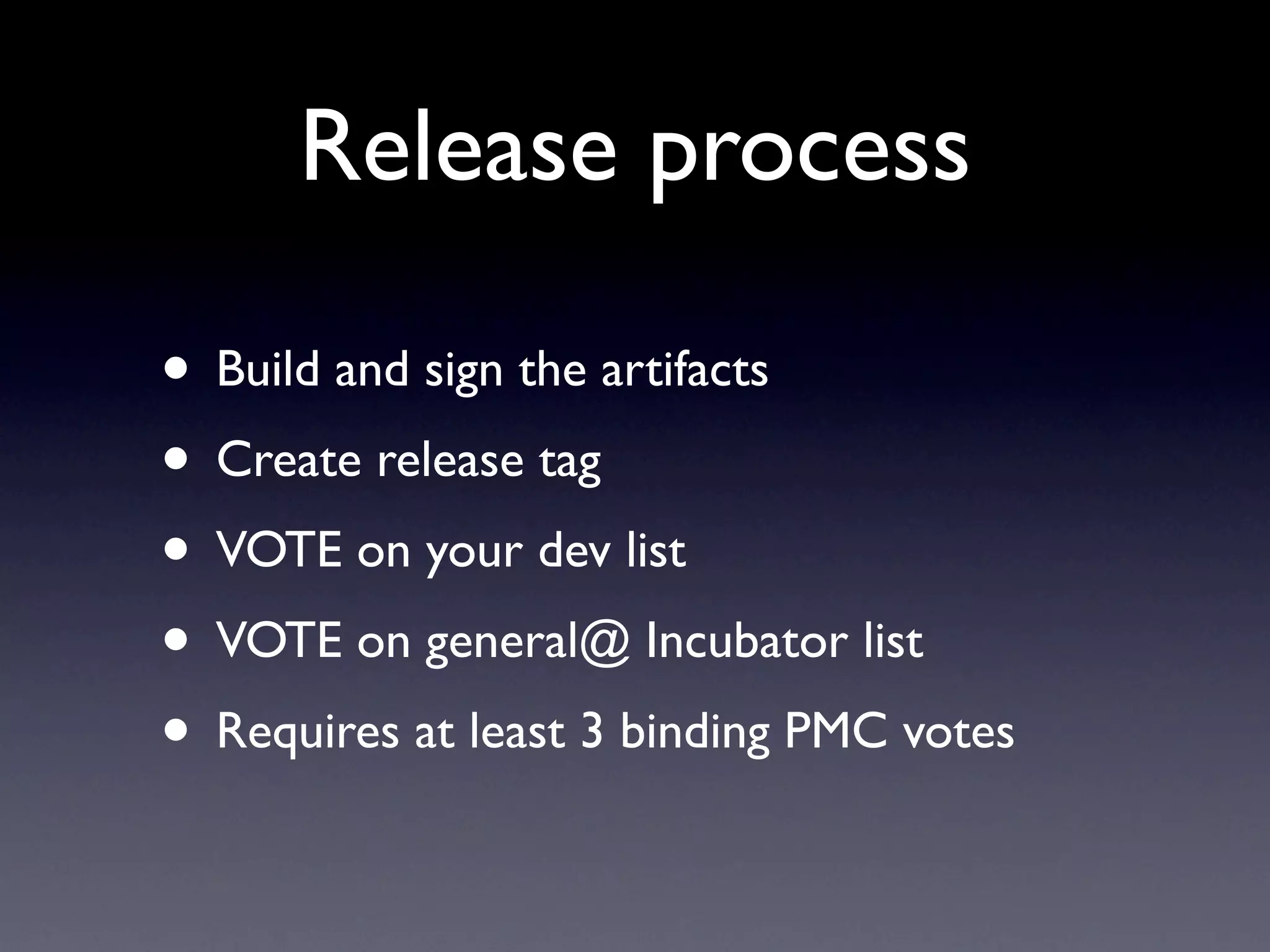 Guide To Successful Graduation at Apache