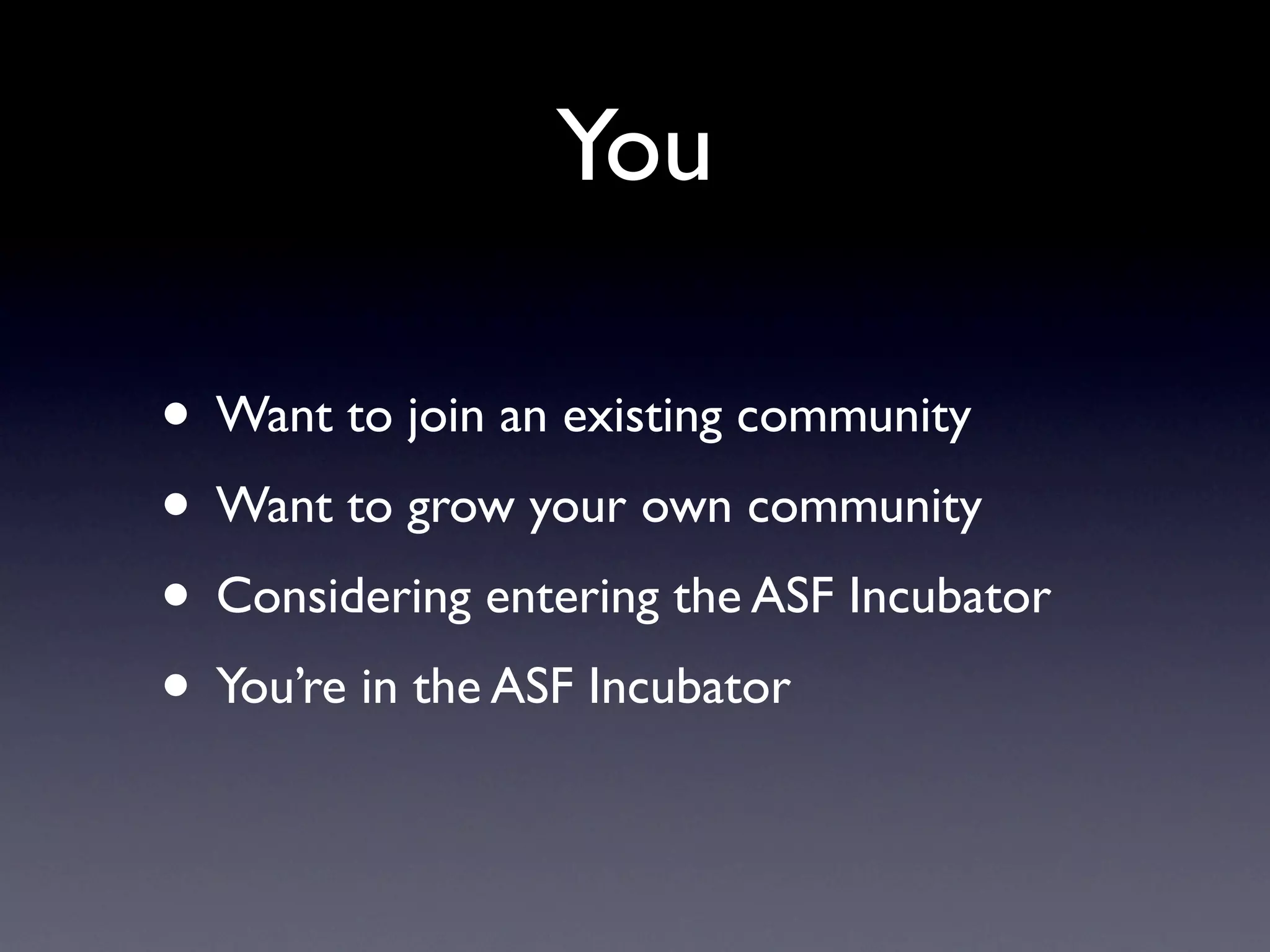 Guide To Successful Graduation at Apache