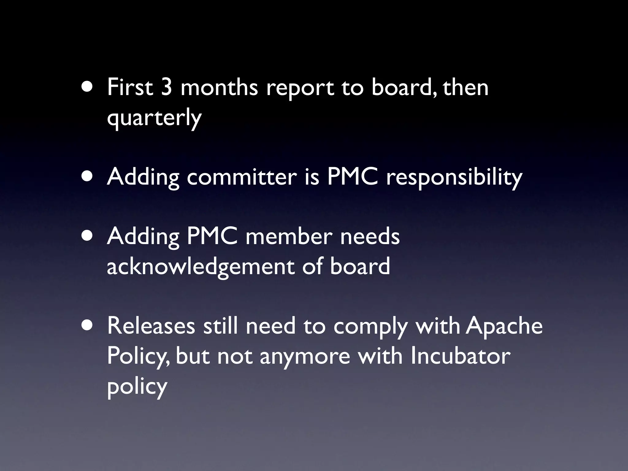 Guide To Successful Graduation at Apache