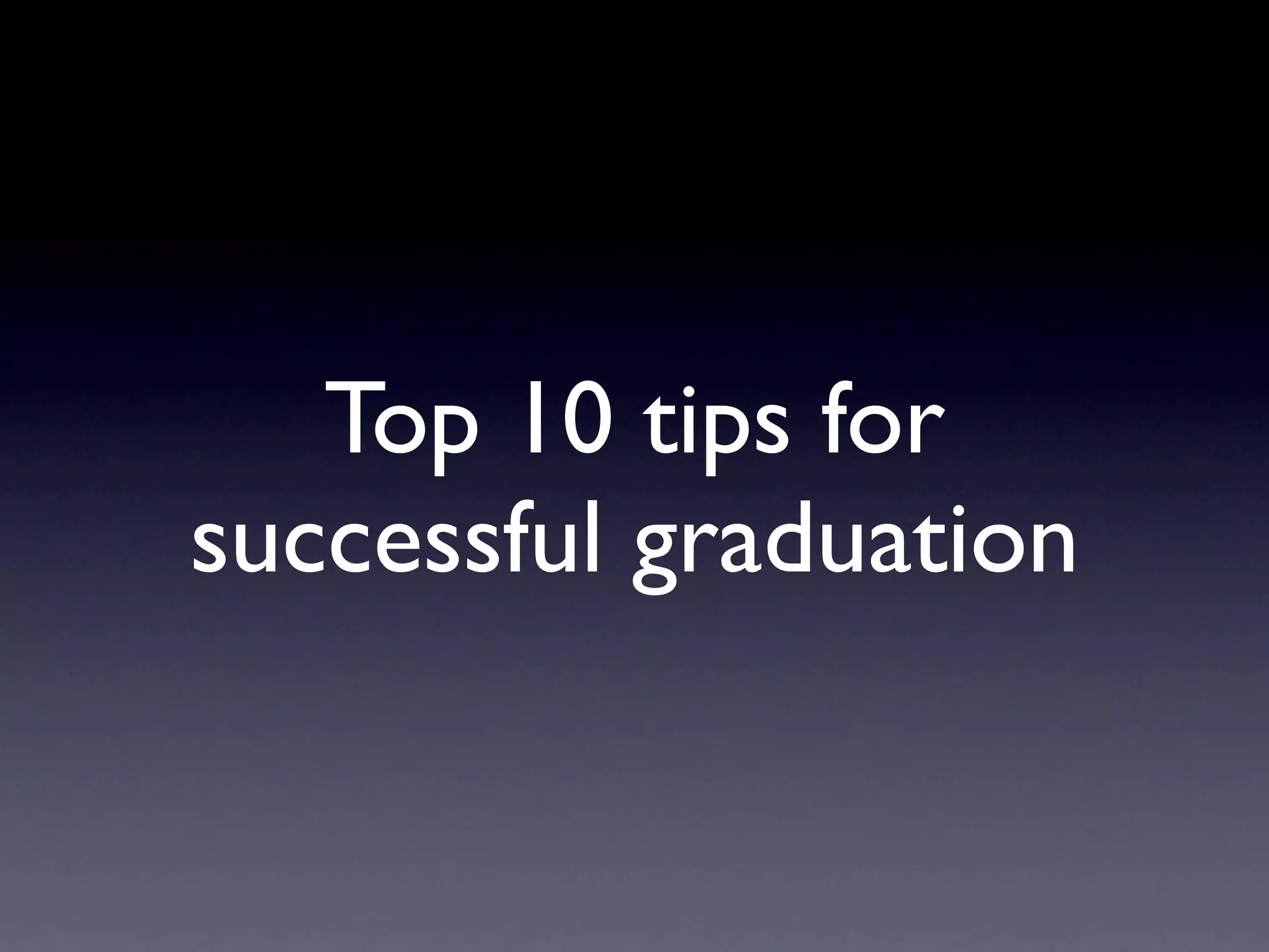 Guide To Successful Graduation at Apache