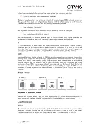 Videoconference Use Guide Guide to Video Conferencing | PDF