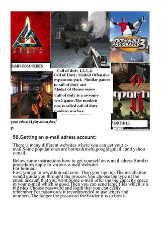 Guide To Your Pc Hardware,Software,P2p,Game Emulators