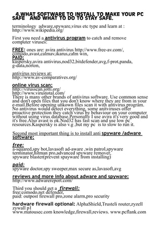 Guide To Your Pc Hardware,Software,P2p,Game Emulators