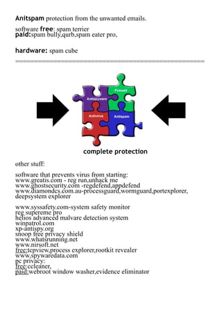 Guide To Your Pc Hardware,Software,P2p,Game Emulators
