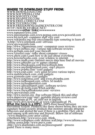 Guide To Your Pc Hardware,Software,P2p,Game Emulators