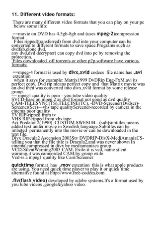 Guide To Your Pc Hardware,Software,P2p,Game Emulators