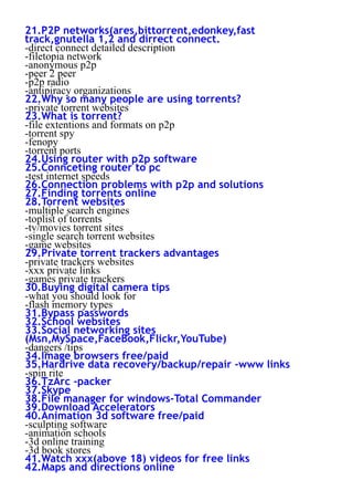 Guide To Your Pc Hardware,Software,P2p,Game Emulators