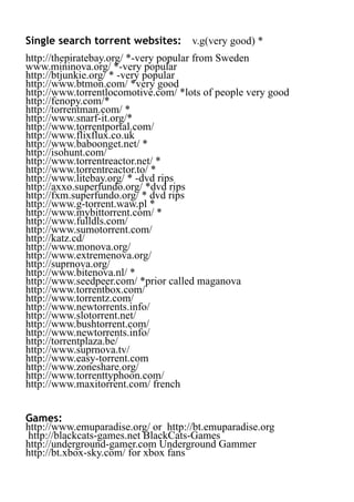 Guide To Your Pc Hardware,Software,P2p,Game Emulators
