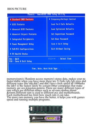 Guide To Your Pc Hardware,Software,P2p,Game Emulators