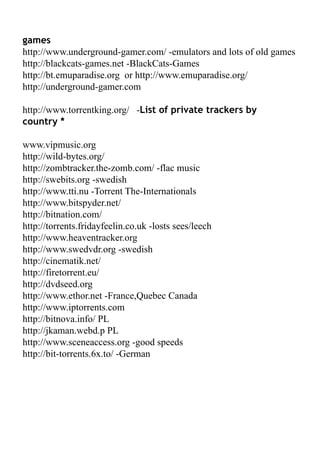 Guide To Your Pc Hardware,Software,P2p,Game Emulators