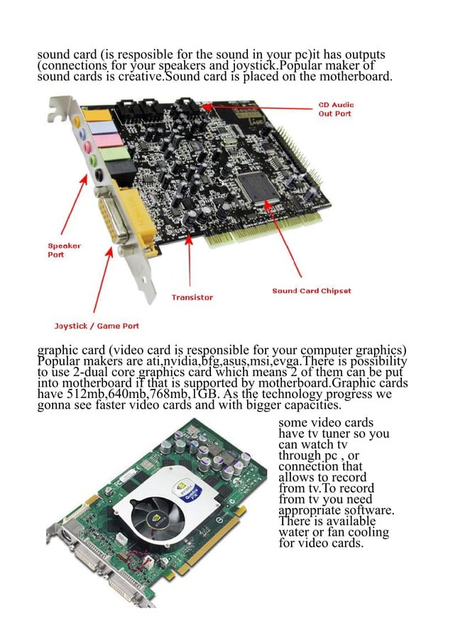 Guide To Your Pc Hardware,Software,P2p,Game Emulators | PDF
