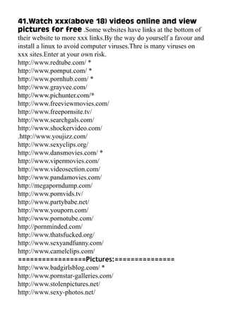 Guide To Your Pc Hardware,Software,P2p,Game Emulators