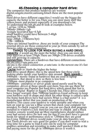 Guide To Your Pc Hardware,Software,P2p,Game Emulators
