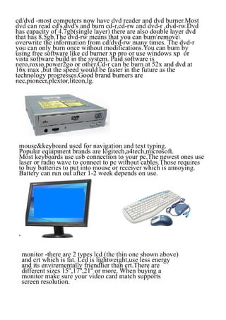 Guide To Your Pc Hardware,Software,P2p,Game Emulators