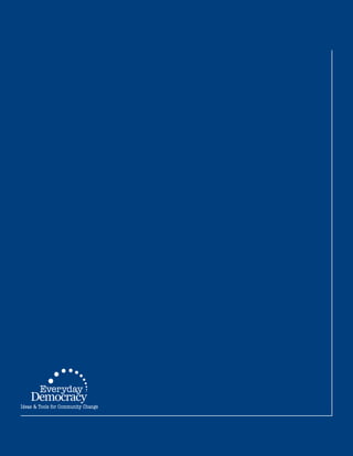 A Guide for Training Public Dialogue Facilitators