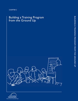 Building a Training Program
from the Ground Up
buildingatrainingprogramfromthegroundup
Chapter 2
 
