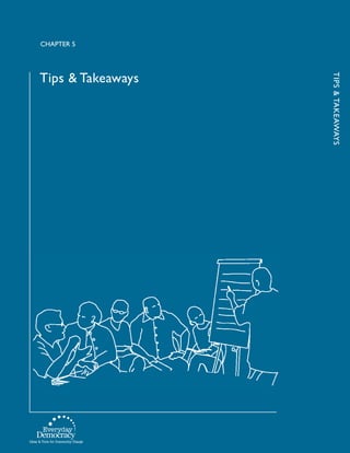Tips  Takeaways
tipstakeaways
Chapter 5
 