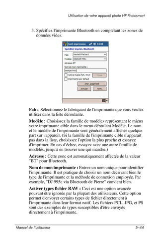 Guide utilisateur IPAQ 3715