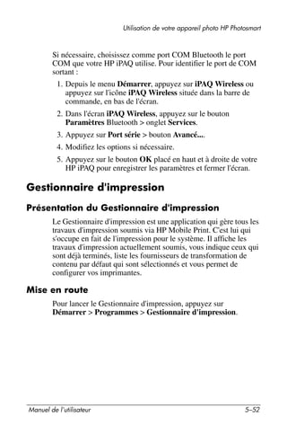 Guide utilisateur IPAQ 3715