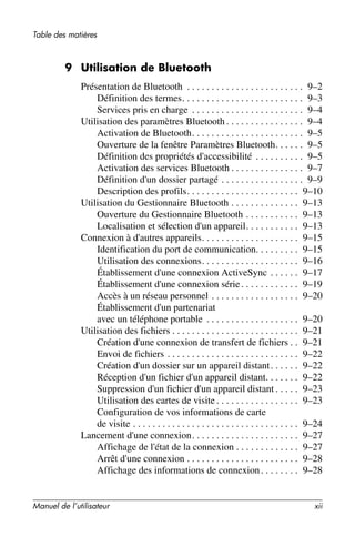 Guide utilisateur IPAQ 3715