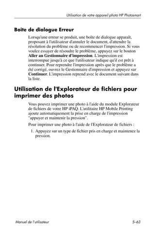 Guide utilisateur IPAQ 3715