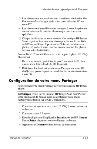 Guide utilisateur IPAQ 3715