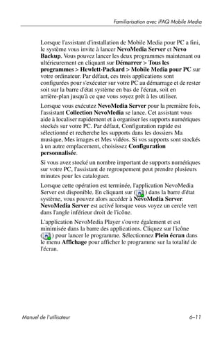 Guide utilisateur IPAQ 3715