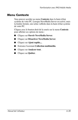 Guide utilisateur IPAQ 3715