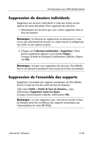 Guide utilisateur IPAQ 3715